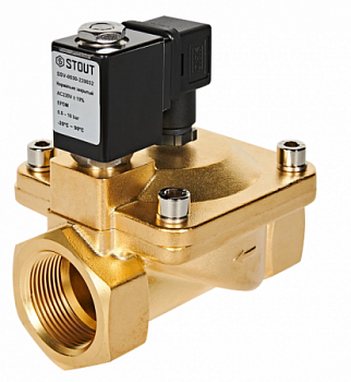 Клапан соленойдный (электромагнитный), непрямого действия, Н3, 24 В, G 1 1/2